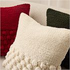 Chunky Bobble Knit Pillow Cover
