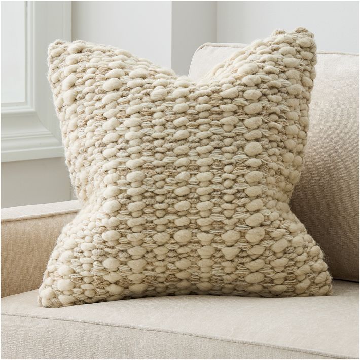 Chunky Paddle Woven Pillow Cover | West Elm