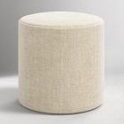 Hervey Bay Upholstered Drum Ottoman