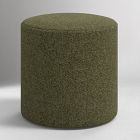 Hervey Bay Upholstered Drum Ottoman