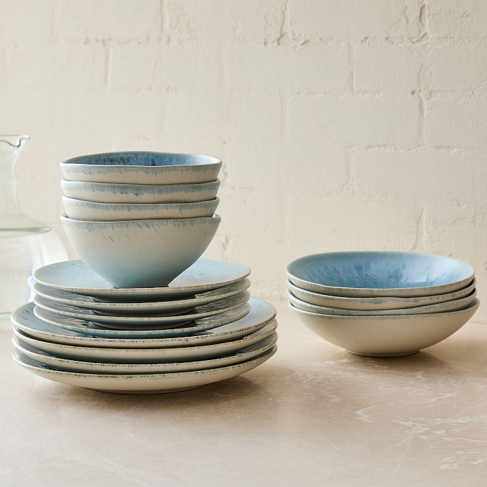 Oyku Stoneware Dinnerware Set of 16 | West Elm