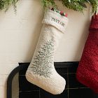 Tannenbaum Boucle Stocking