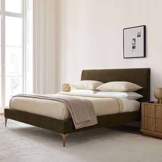 ウエストエルム　メタル　キャノピーベットフレーム　クイーン　直接引渡し限定 Quinn Bed | West Elm