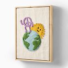 Peace On Earth Felt Framed Wall Art
