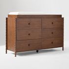 Josephine 6-Drawer Wide Dresser with Removable Topper (58")