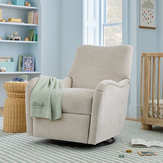 Sophie Manual & Power Swivel Glider Recliner by West Elm