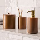 Speckled Ceramic Bath Accessories