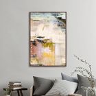 Sunset Abstract Framed Canvas Wall Art