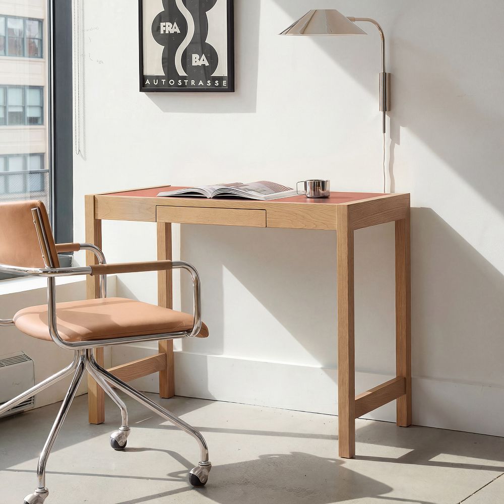 Hughes Mini Desk (36") - Blonde by West Elm