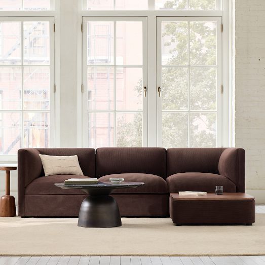Build Your Own - Bowery Storage Sectional by West Elm