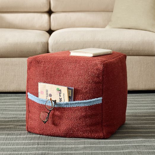 Emma Chamberlain Floor Pouf by West Elm