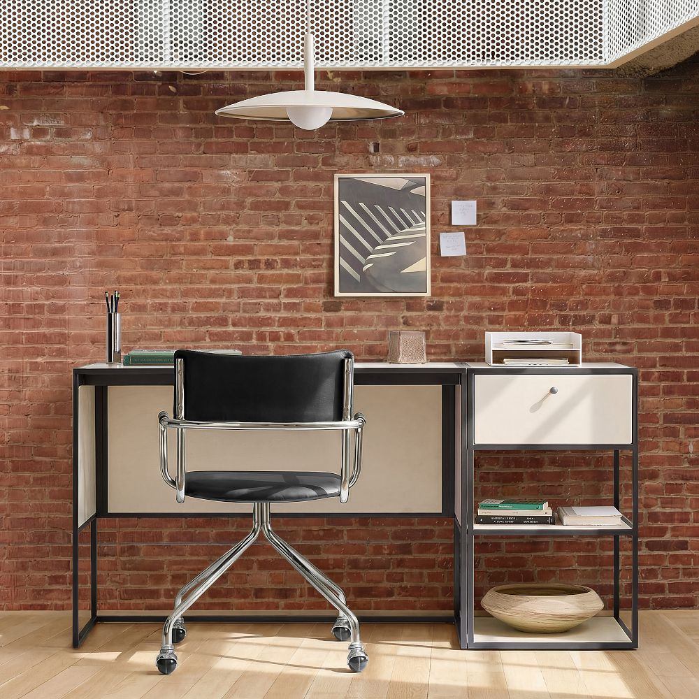 Marlowe Desk (42") & Small Storage Tower (18") Set by West Elm