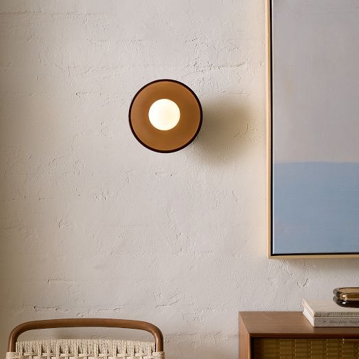 Curved Half Moon LED Sconce | West Elm