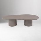 Newcastle Indoor/Outdoor Asymmetrical Coffee Table (60")
