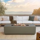 Amaline Rectangle Fire Pit Table (58"&ndash;72")