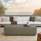 Amaline Rectangle Fire Pit Table (58"&ndash;72")