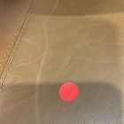 Open Box: Slope Leather Dining Chair, Set of 2 - Saddle Leather Nut, Charcoal