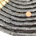 Open Box: Two-Tone Woven Seagrass Large Hamper (18.9"W x 24.4"H)