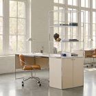 Marlowe Desk (60") &amp; Wide Shelf (30") Set