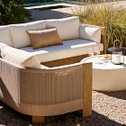 Outdoor Split Faux Jute Pillow