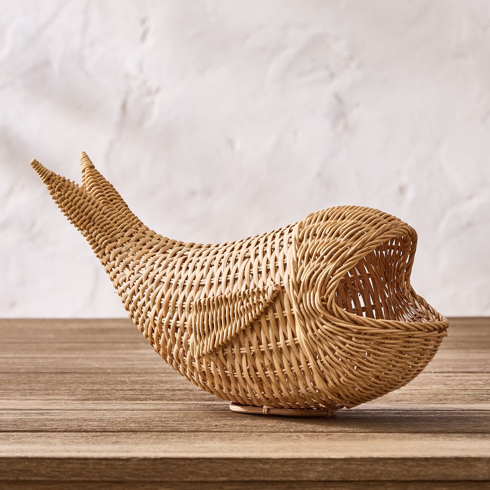 Woven Rattan Sardine Object by West Elm