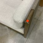 Open Box: Porto Outdoor Sofa (66") - Driftwood, Frost Gray Cushions