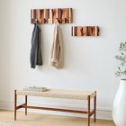 Open Box: StoneWon Designs Co. Hardwood Piano Key Hook Rack, 6 Hooks