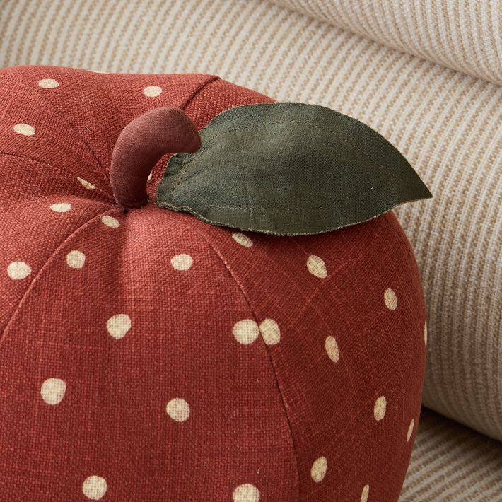 Emma Chamberlain Apple Pillow | West Elm