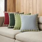 Emma Chamberlain Stitched Floral Pillow Cover