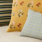 Emma Chamberlain Embroidered Floral Pillow Cover