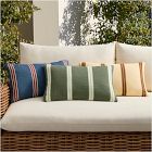 Emma Chamberlain Reversible Mini Stripe Outdoor Lumbar Pillow