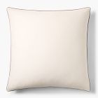 Open Box: Emma Chamberlain Reversible Solid Stripe Euro Sham - Birch