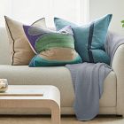 Silk Mono Stripe Pillow Cover