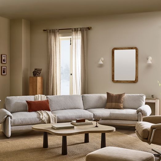 Parry 2-Piece Wedge Sectional (140") by West Elm