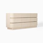 Solstice Painted Raffia 9-Drawer Dresser (76")