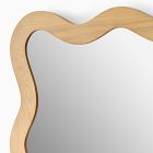 Wavy Wood Wall Mirror