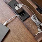 Anton Solid Wood Charging Nightstand (22")