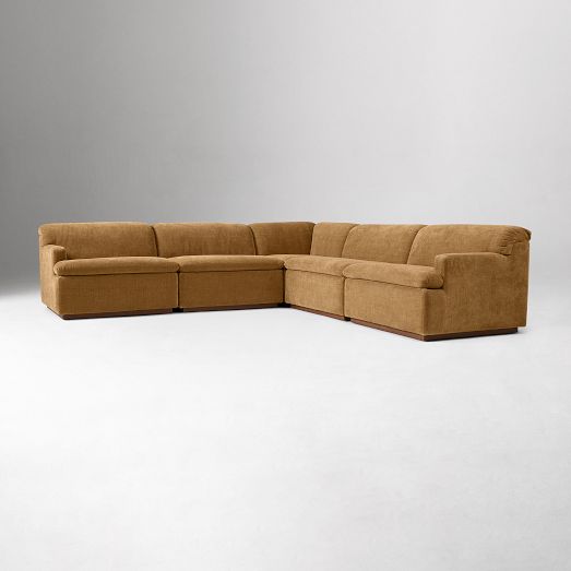 Calvin 5-Piece L-Shaped Sectional (113") by West Elm