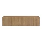 Modern Paneled Wood Media Console (72")