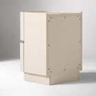 Solstice Painted Raffia Mini Nightstand (16")