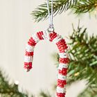 Beaded Candy Cane Ornament