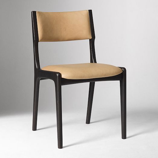 Damon Cafe Leather Dining Chair | West Elm