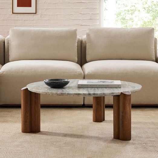Maddox Terrazzo Round Coffee Table | Modern Living Room Furniture