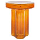Jazzlyn Glass Side Table (15")