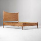 Pierce &amp; Ward Curved Burl Wood Bed