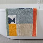 Shapes &amp; Colorblock Bath Mat