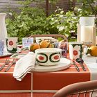 Marti Mid-Century Glass &amp; Wood Lanterns