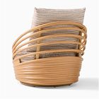 Minetta Rattan Swivel Chair