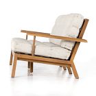 Outdoor Teak Block Leg Sofa