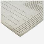 Painted Mixed Stripes Wool Rug